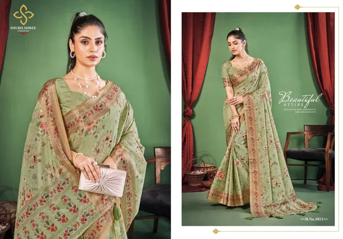 Toral Dizital By Shubh Shree Dola Silk Designer Sarees Exporters In India